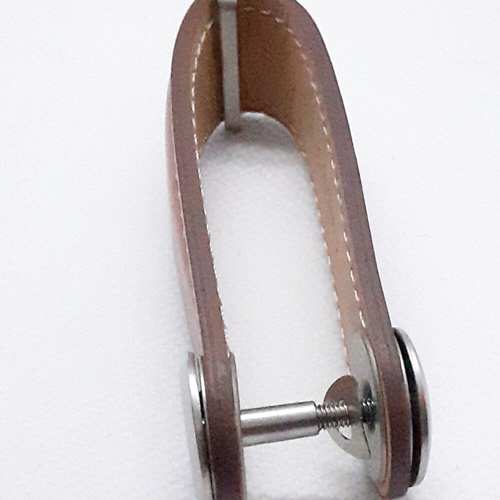 HOST PICK!!  New Orbitkey Brown Leather Key Holder - Picture 10 of 12